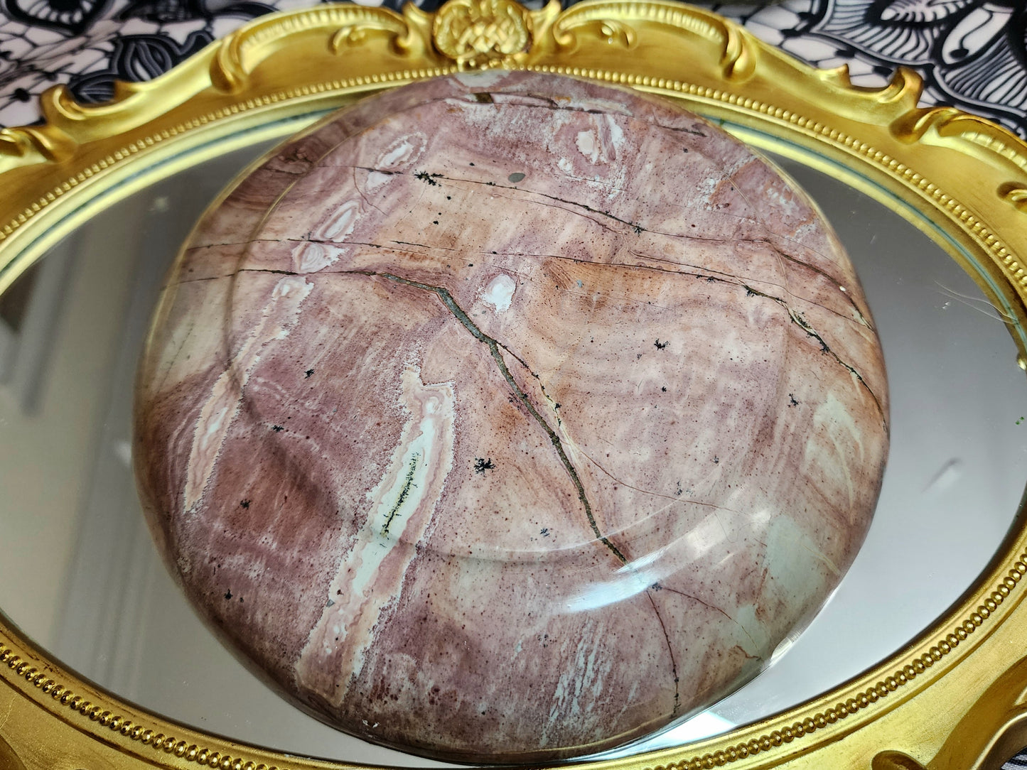 Pink Jasper Trinket Plate