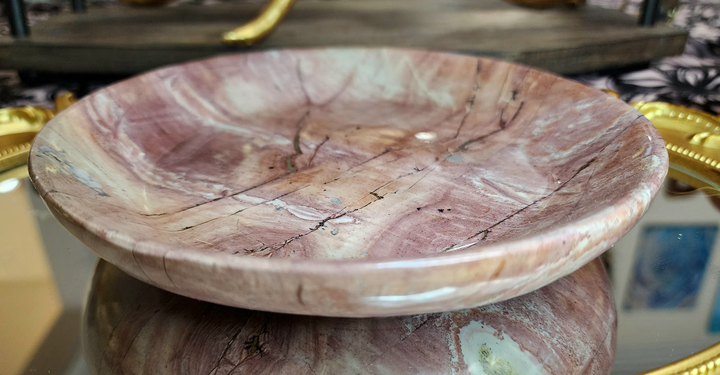 Pink Jasper Trinket Plate