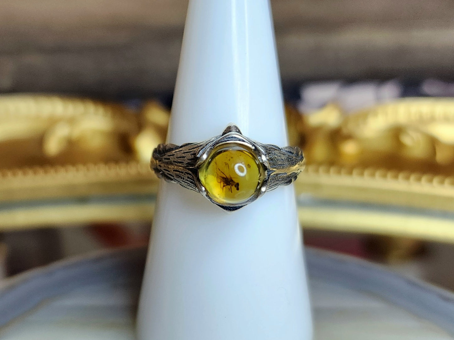 Insect Amber Ring A