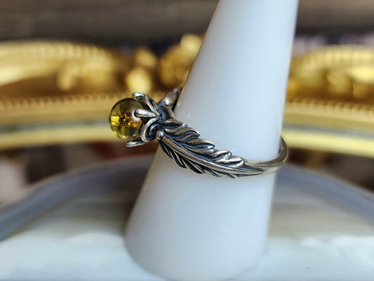 Insect Amber Ring B