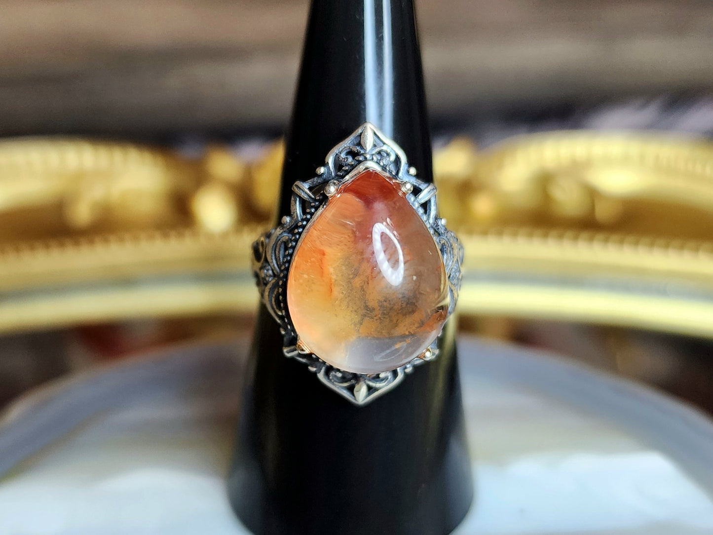 High Quality Fire Quartz Ring A