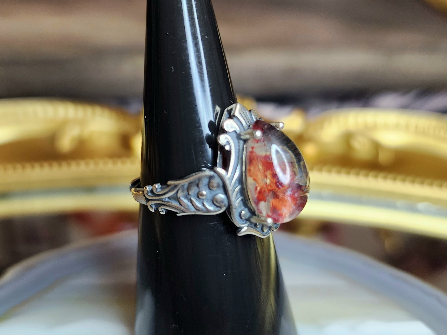 High Quality Fire Quartz Ring B