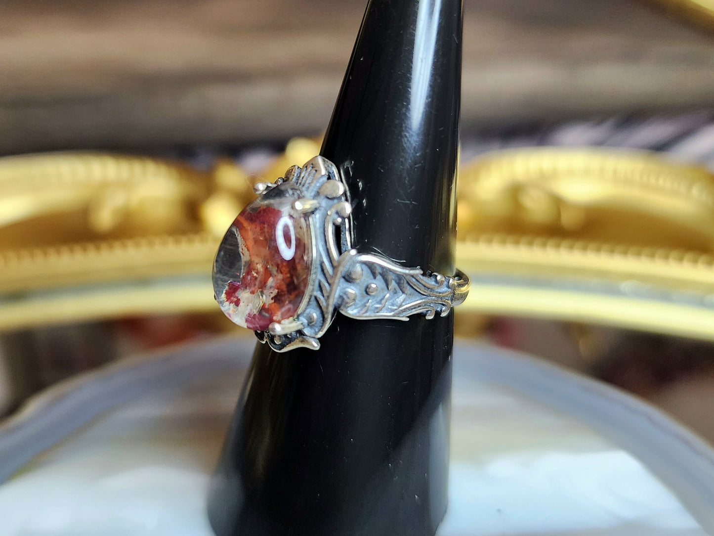 High Quality Fire Quartz Ring B