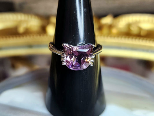 Ametrine Cat Ring