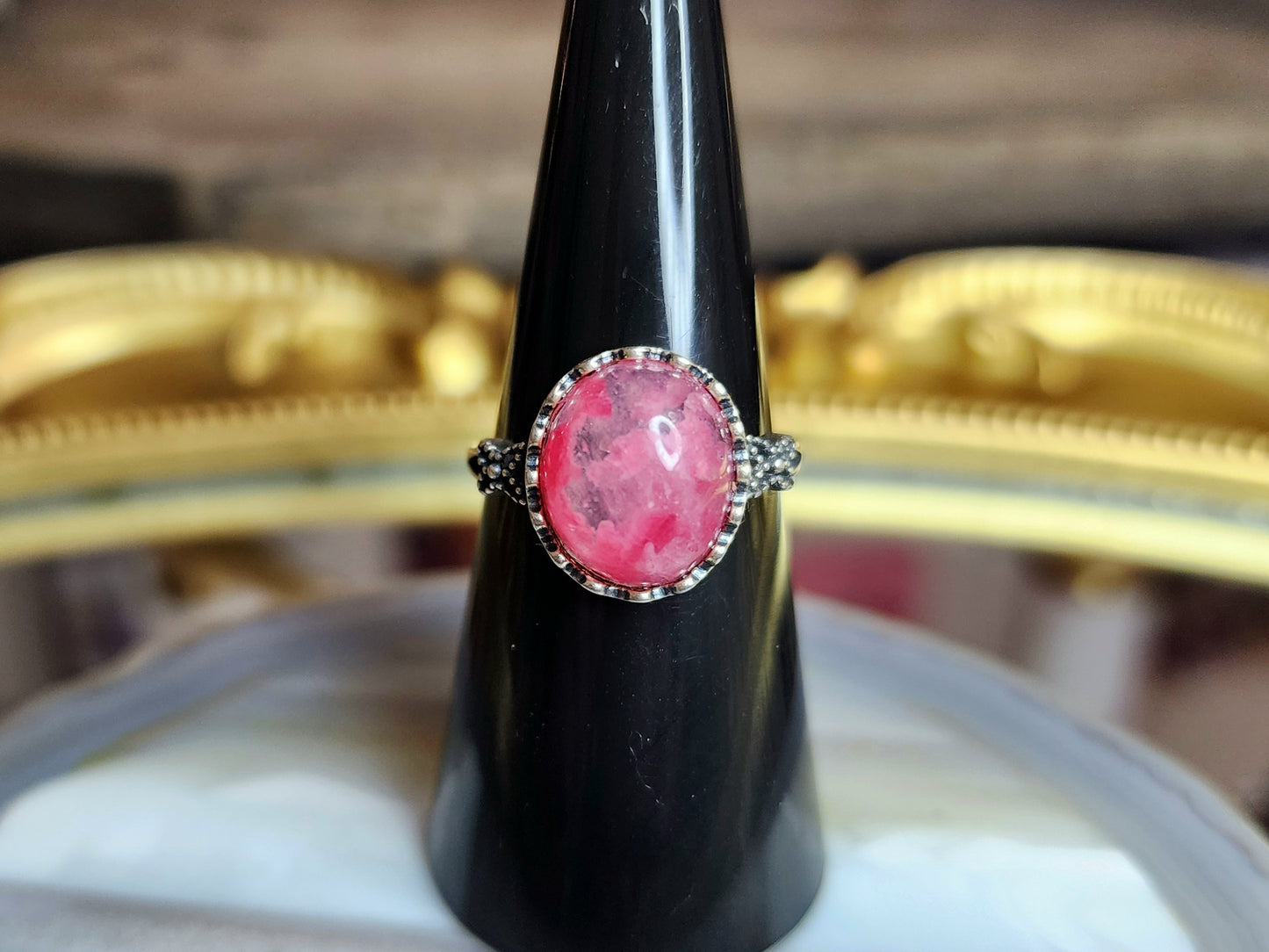 Icy Rhodinite Ring B