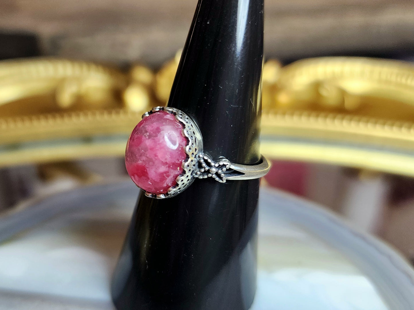 Icy Rhodinite Ring B