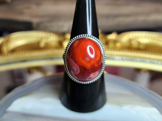 Nanhong Agate Ring