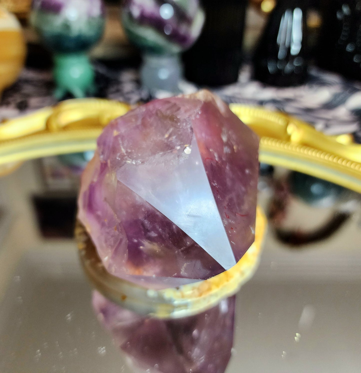 Enhydro Amethyst Point