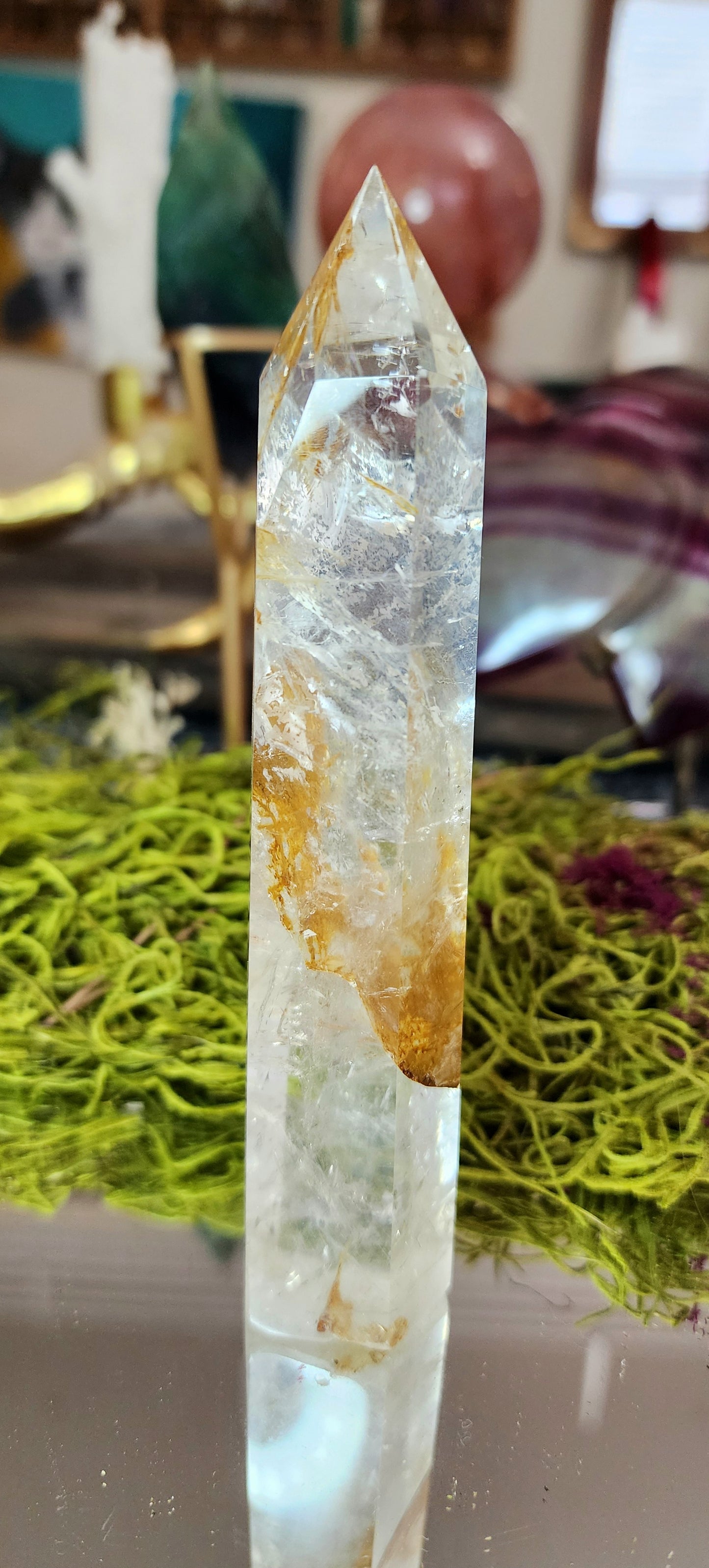 Clear Quartz Tower A