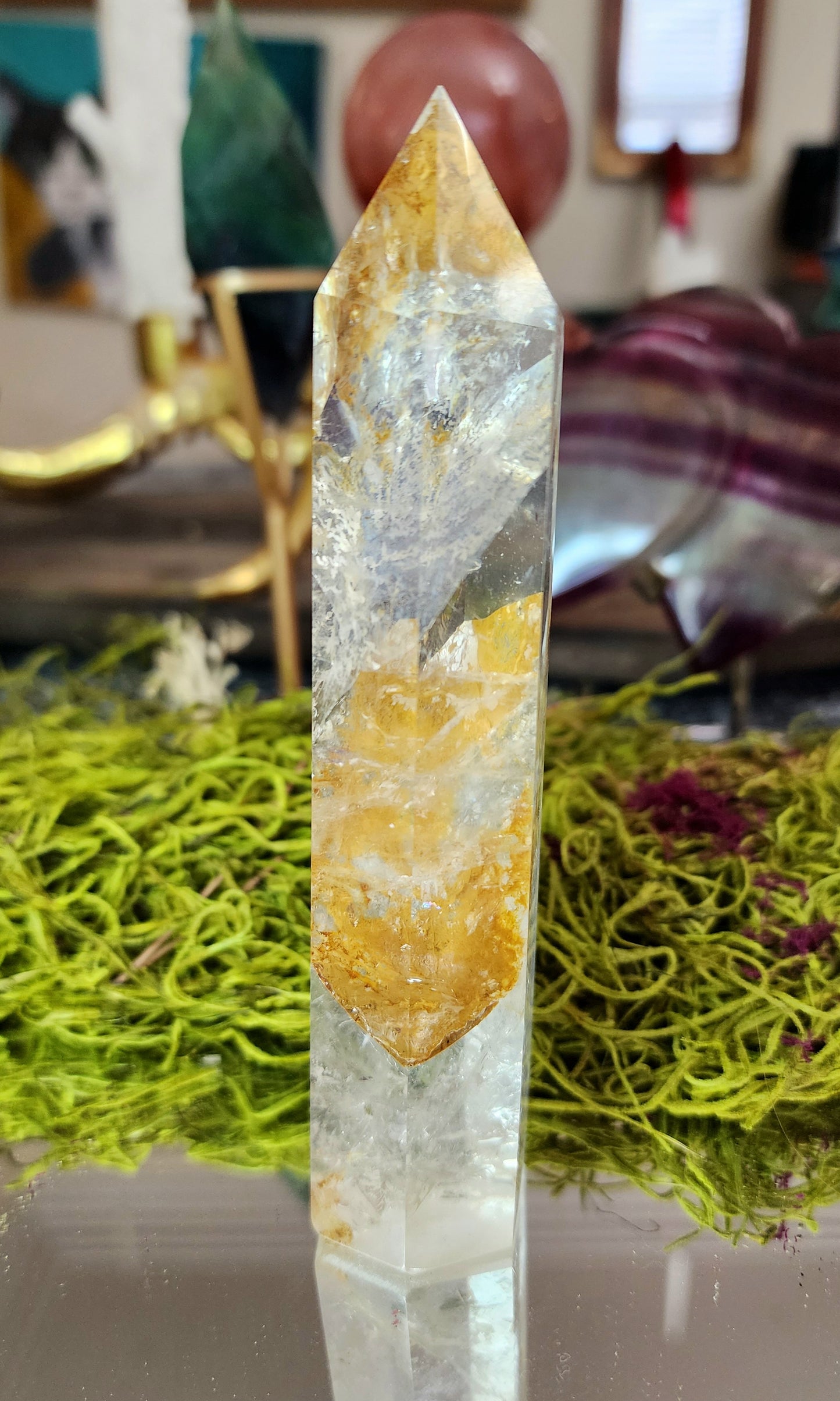 Clear Quartz Tower A