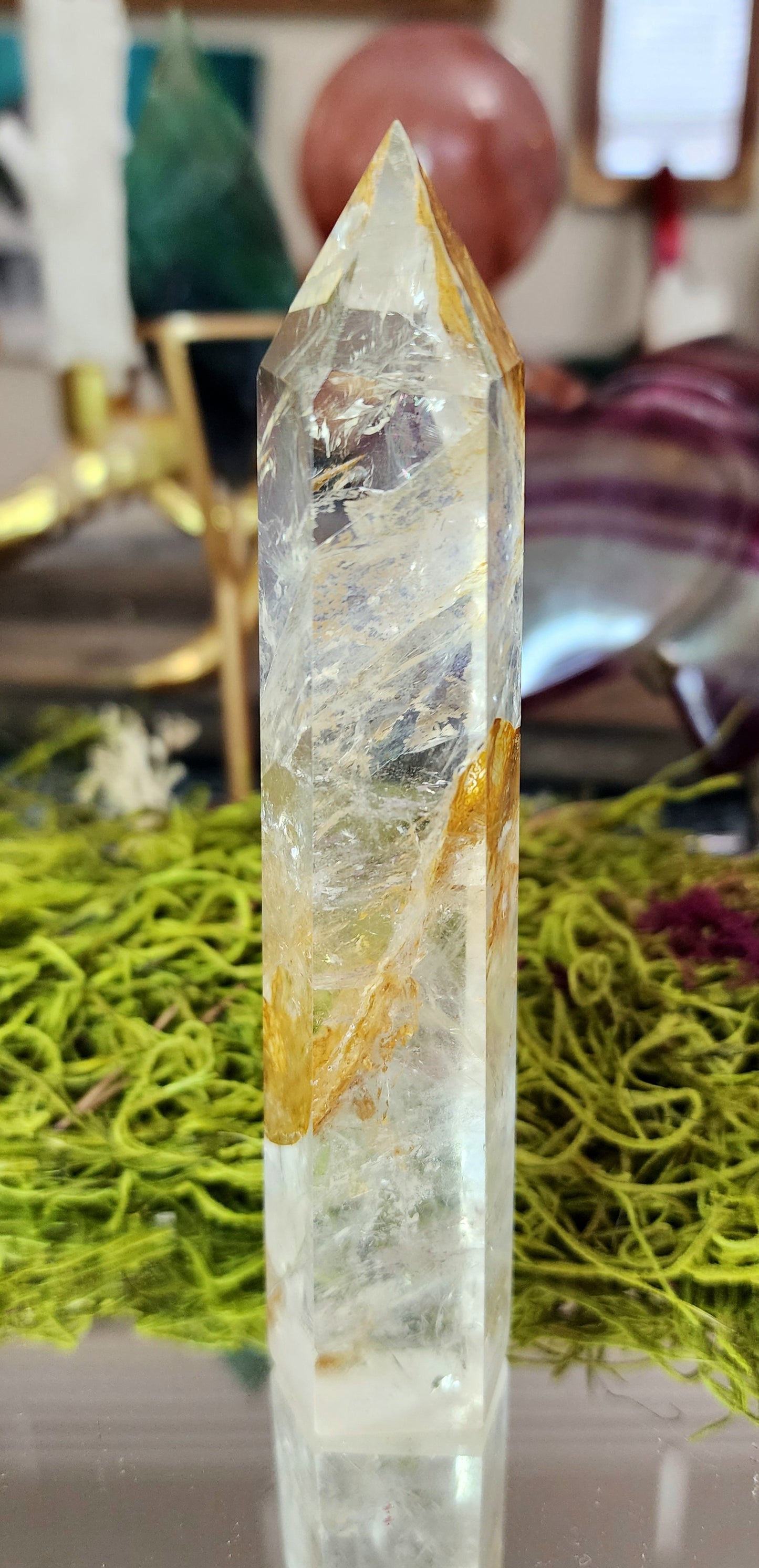 Clear Quartz Tower A