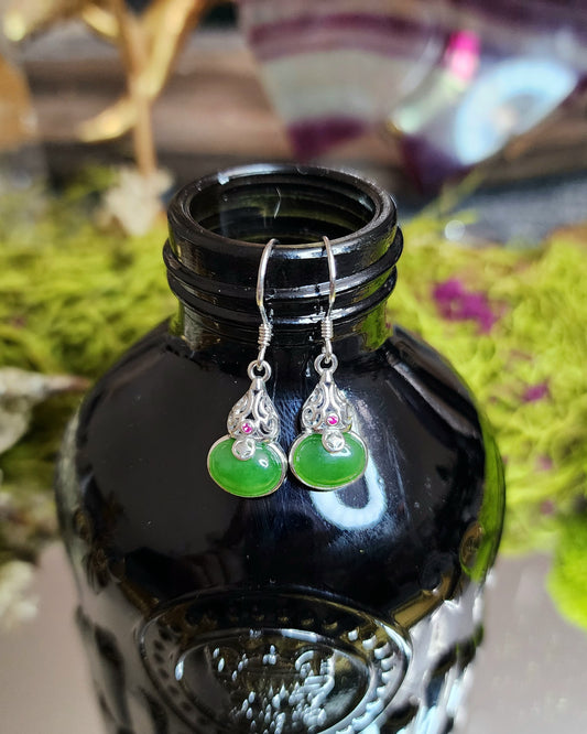 Jadeite Hulu Earrings