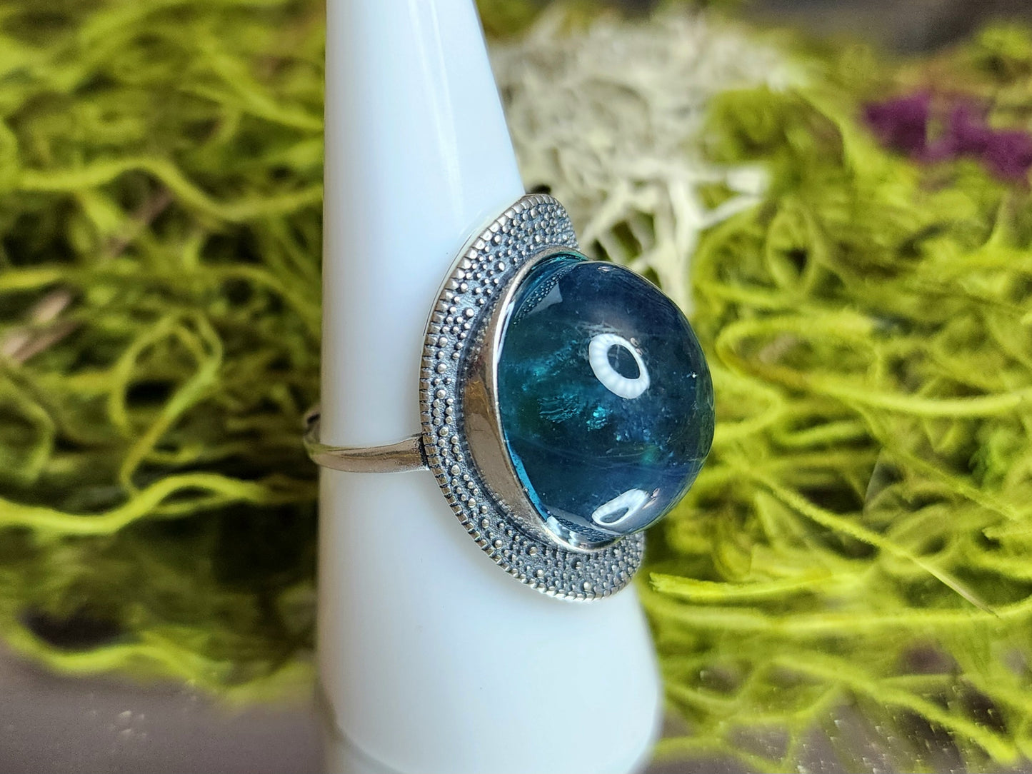 18mm Aquamarine Ring