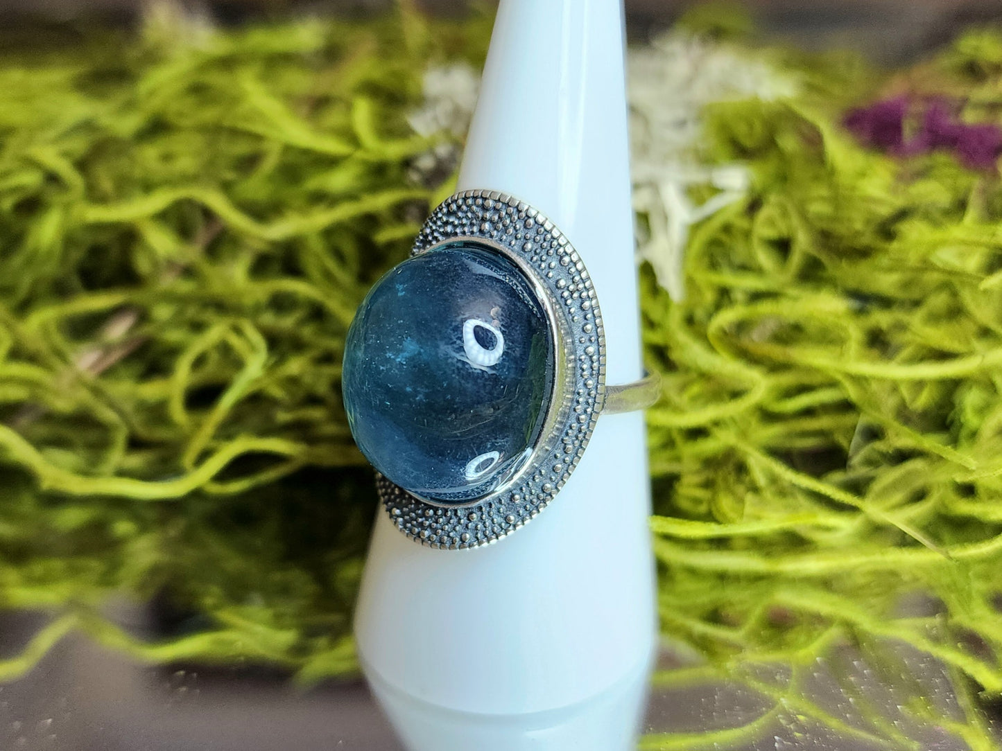 18mm Aquamarine Ring