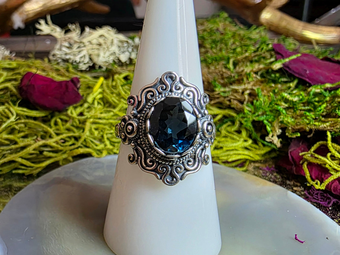 London Blue Topaz Ring