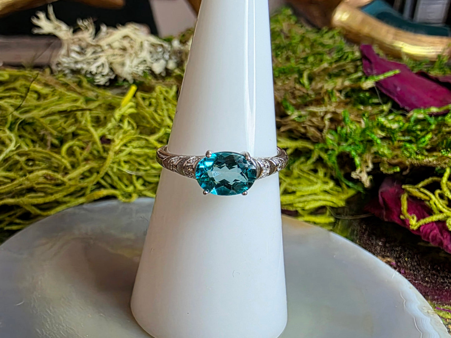 Blue Topaz Ring