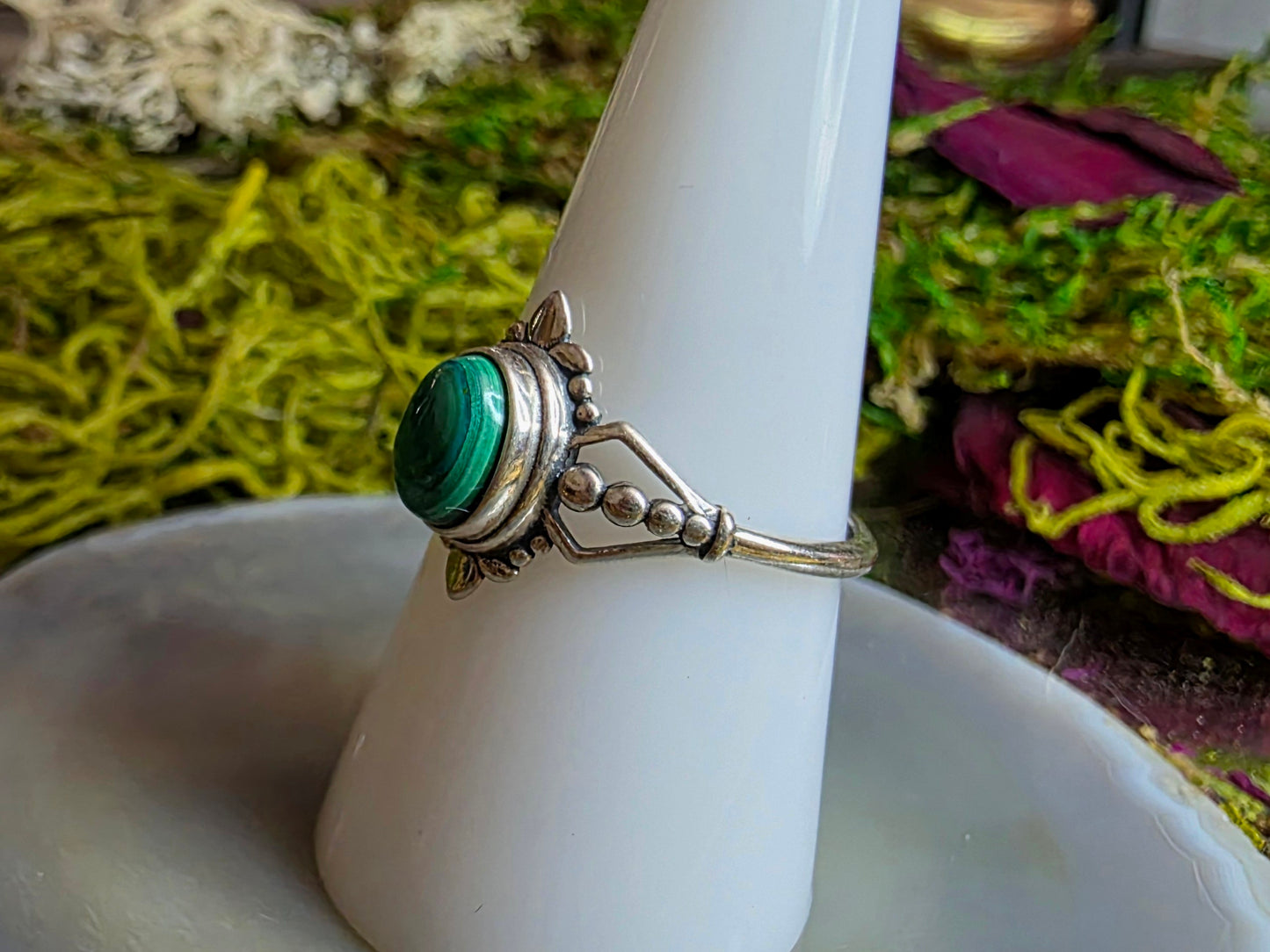 8mm Chrysocolla Ring