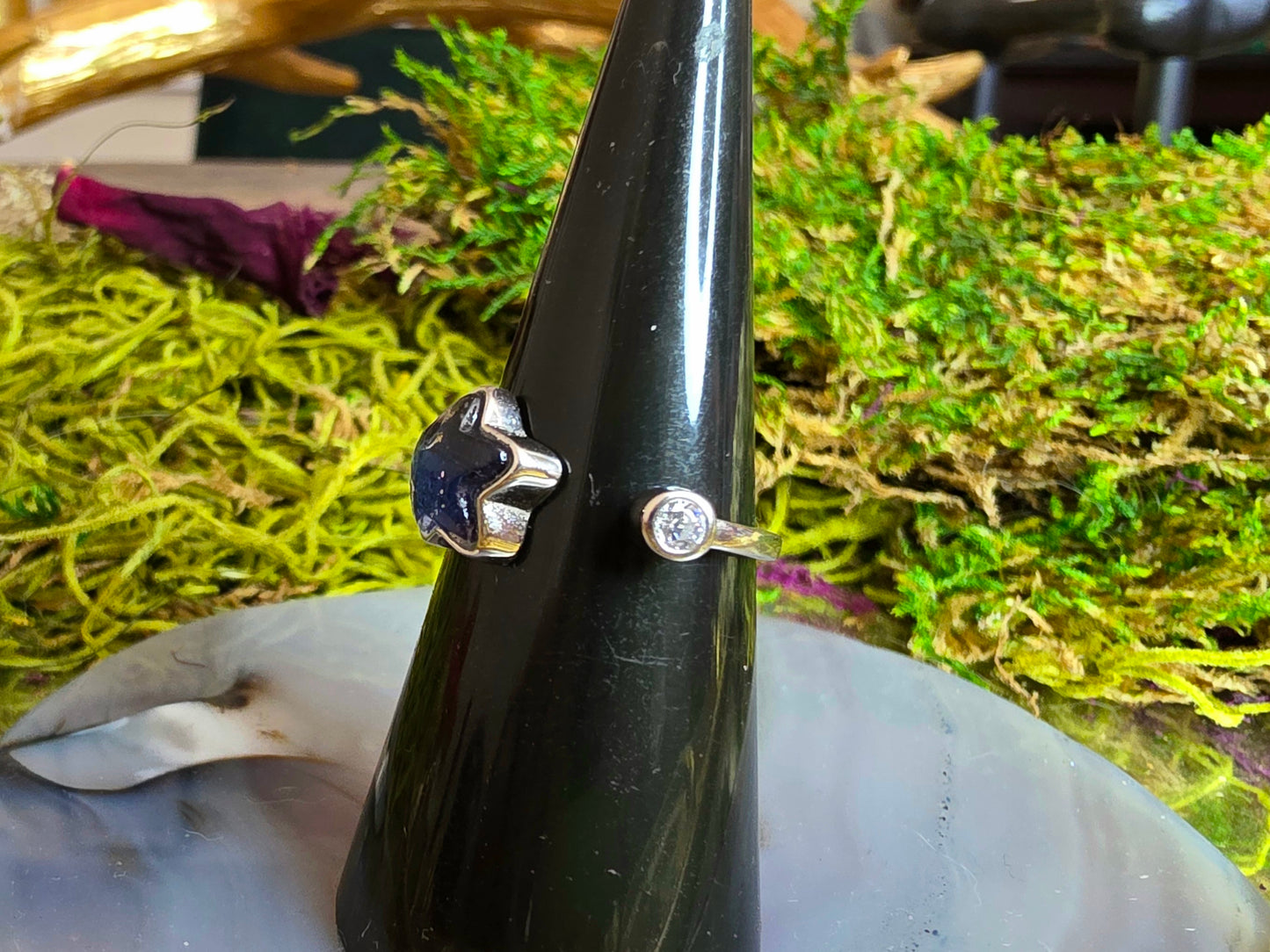 Heat Treated Meteorite Ring B