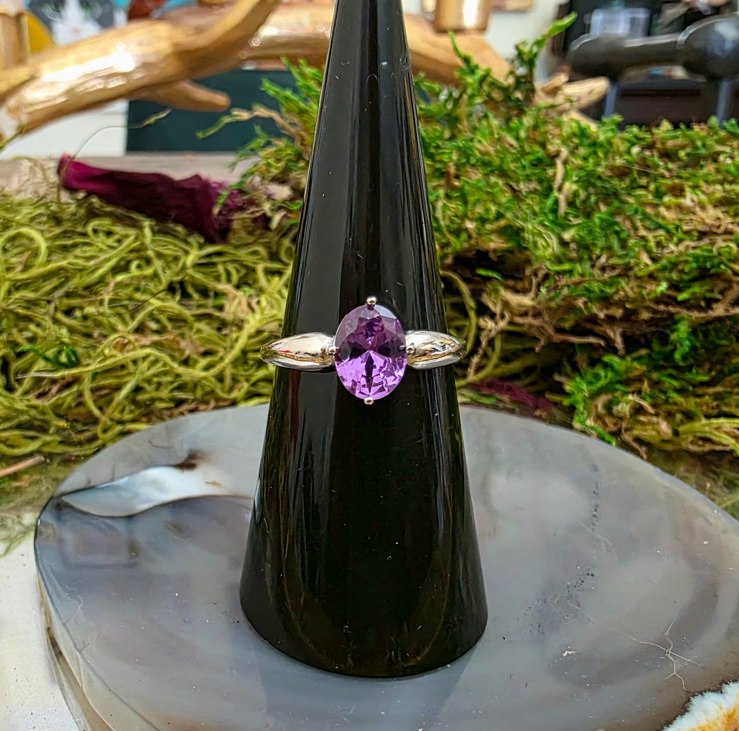Tanzanite Solitare Ring