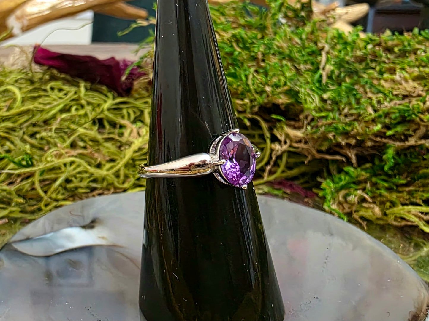 Tanzanite Solitare Ring