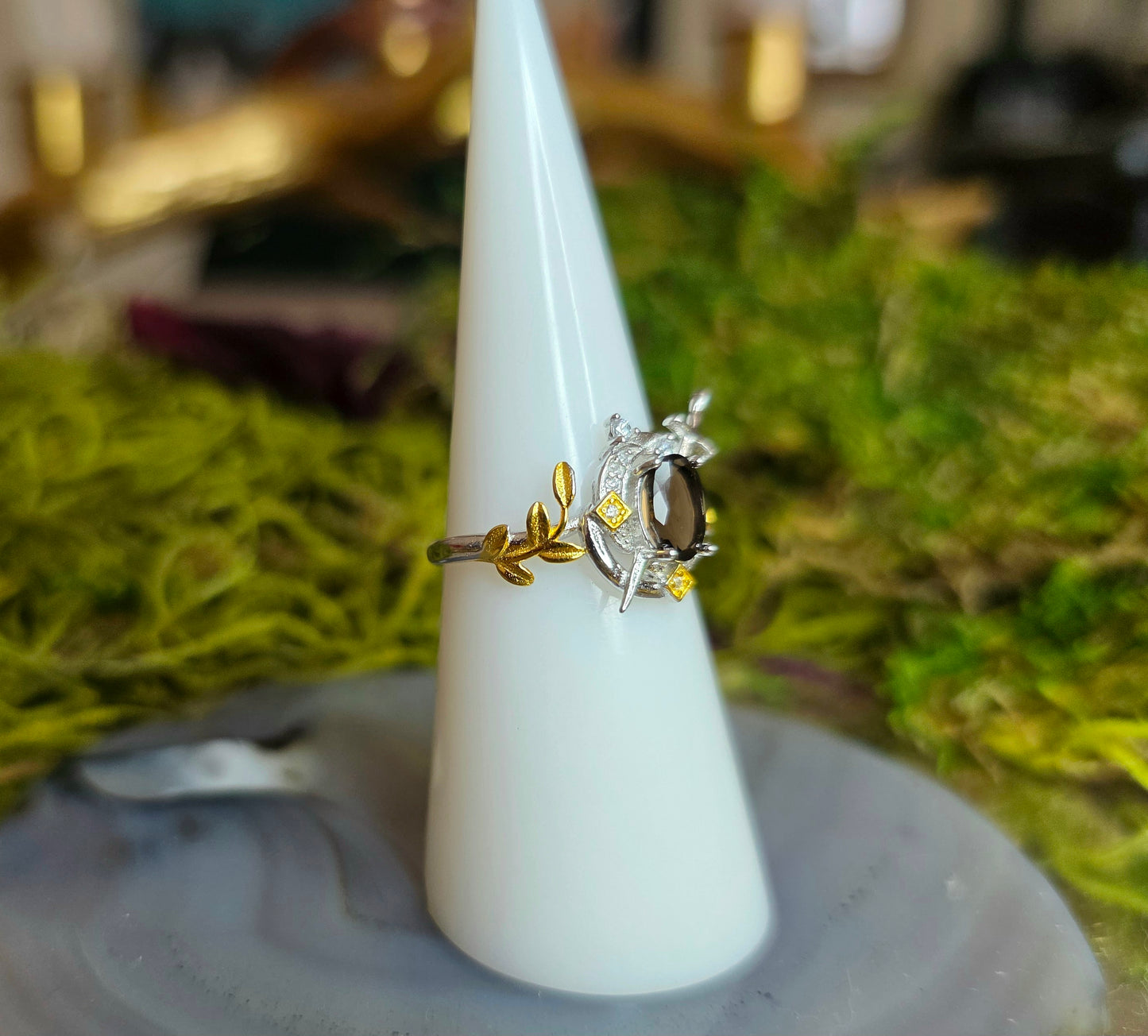 Sword in Stone: Smokey Quartz Ring