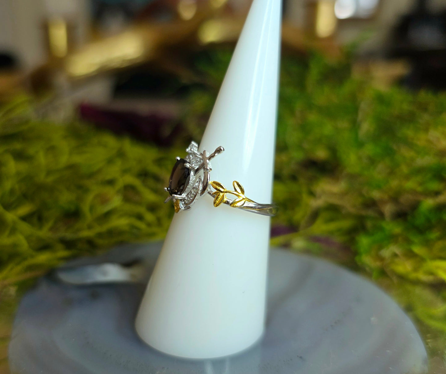 Sword in Stone: Smokey Quartz Ring
