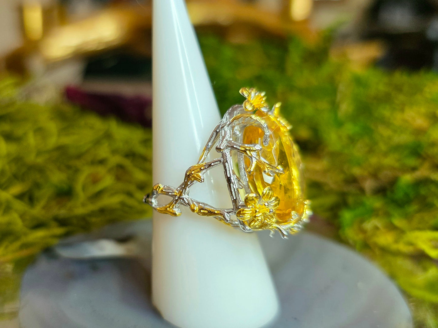 Ornate Citrine Ring A
