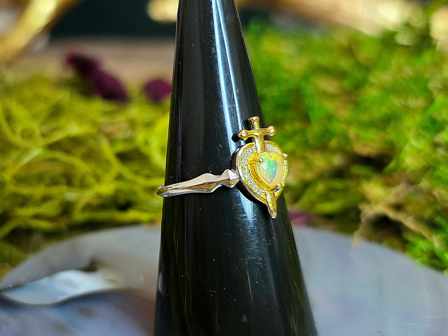 Sword in Stone: Opal Ring