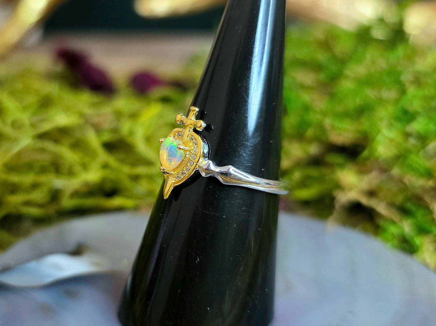 Sword in Stone: Opal Ring