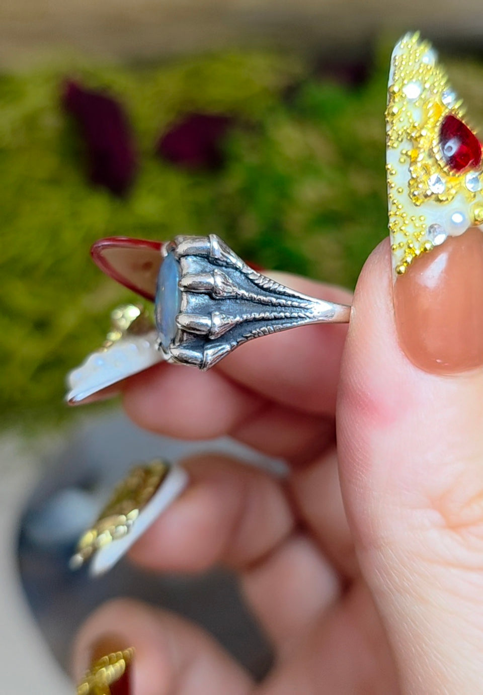 Dragon Claw Opal Ring