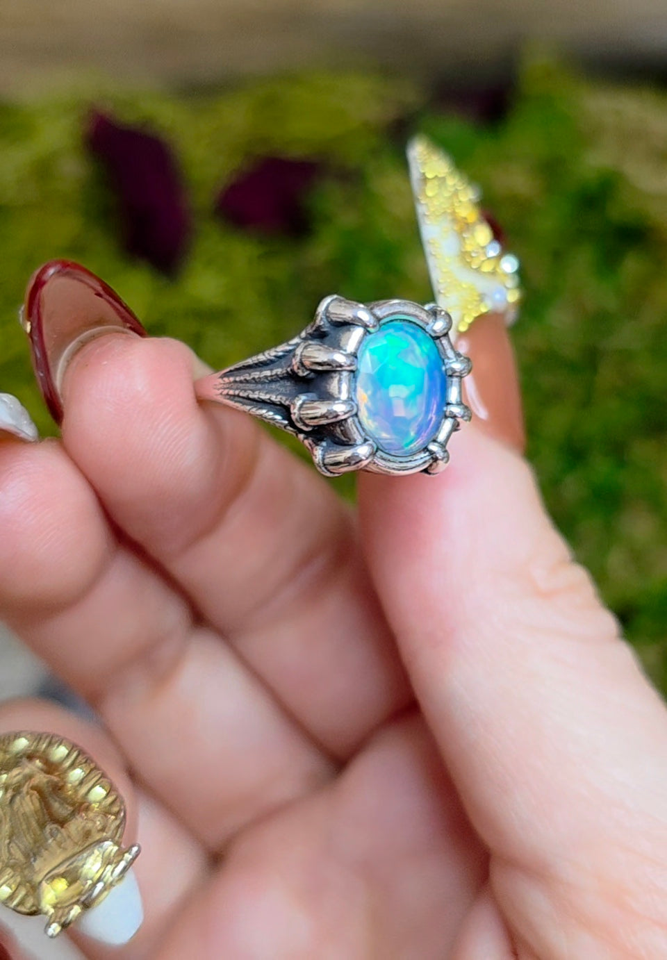 Dragon Claw Opal Ring