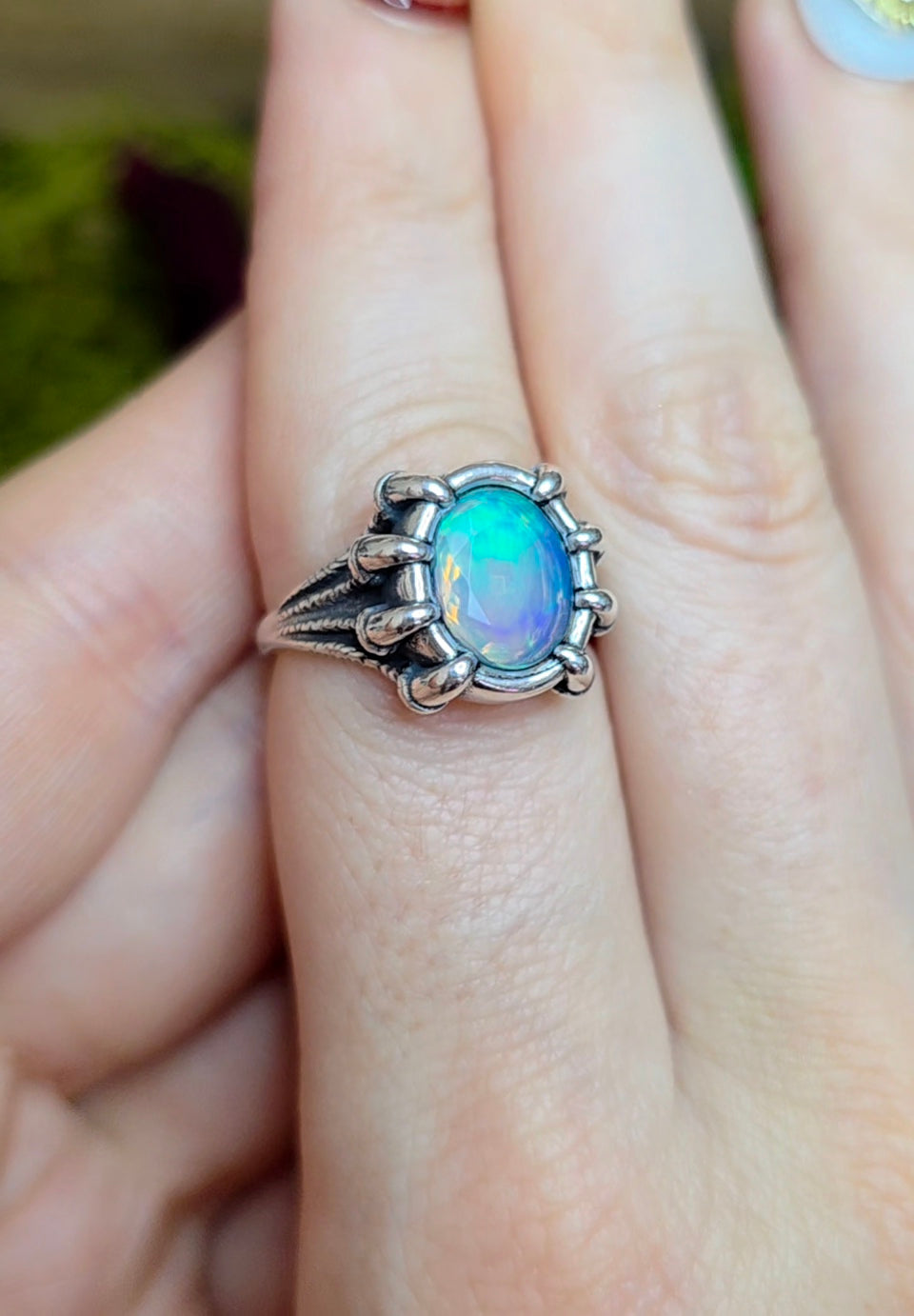 Dragon Claw Opal Ring