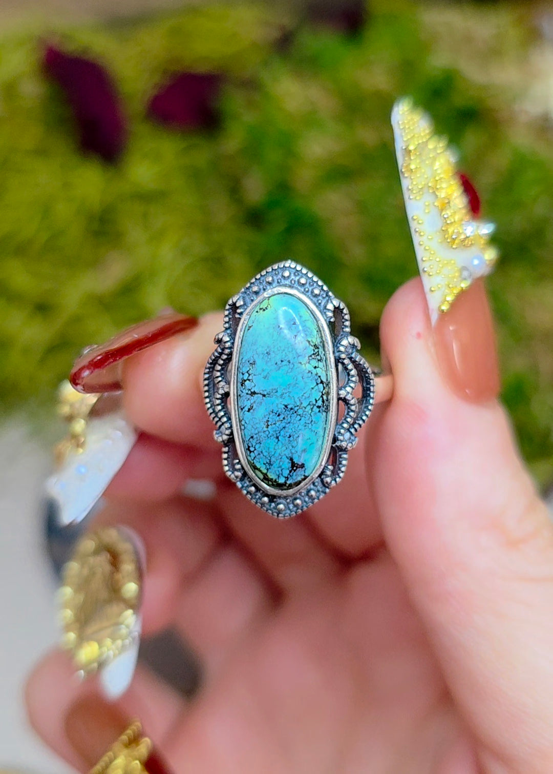 Turquoise Oval Ring