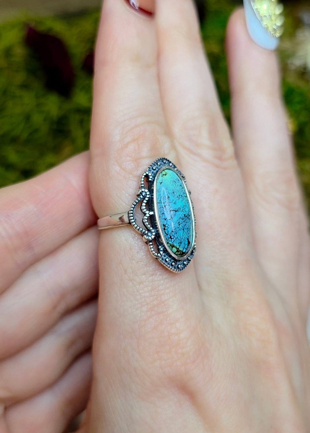 Turquoise Oval Ring