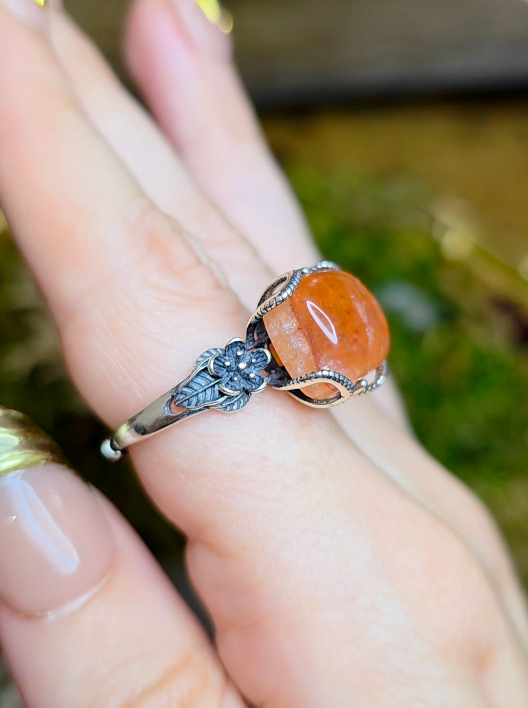 High Quality Fire Quartz Ring F