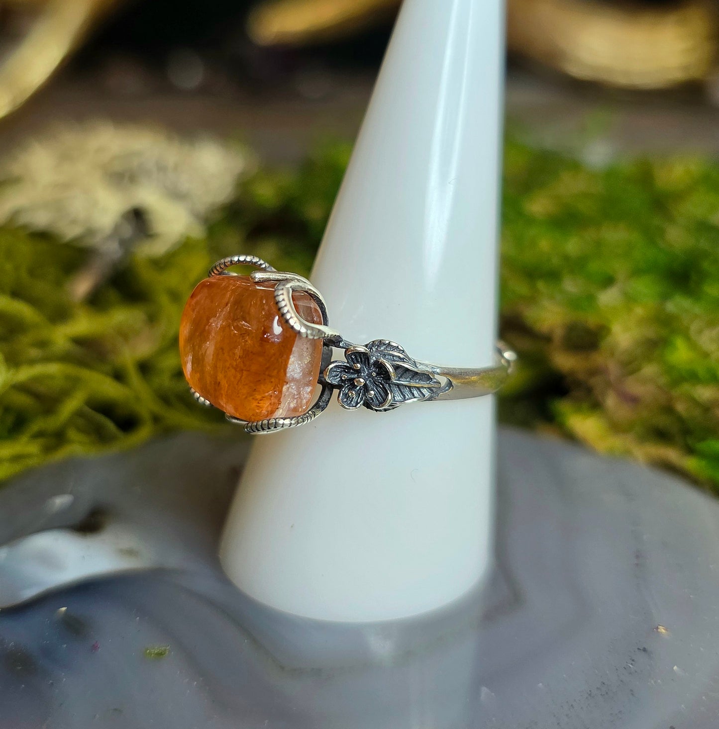 High Quality Fire Quartz Ring F
