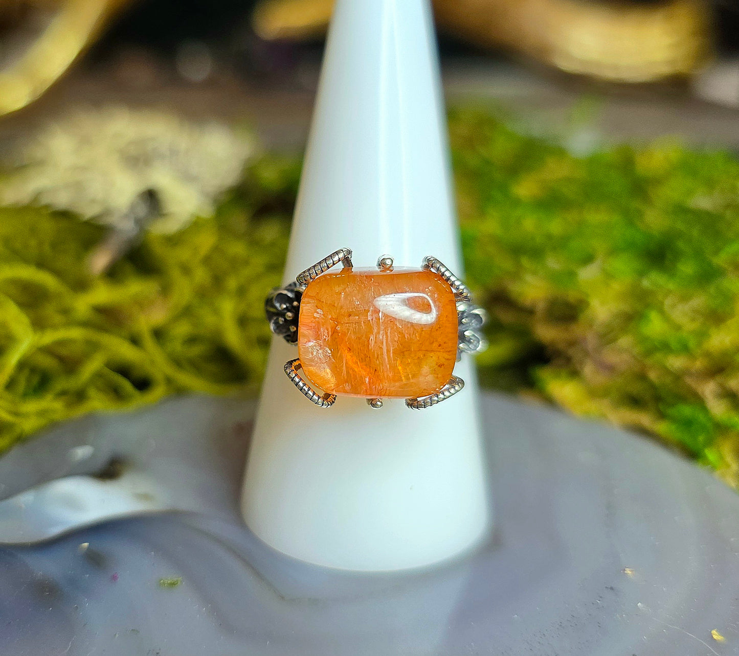 High Quality Fire Quartz Ring F