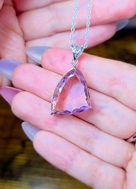 Faceted Ametrine Pendant