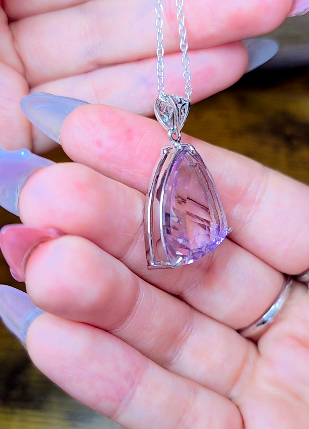 Faceted Ametrine Pendant