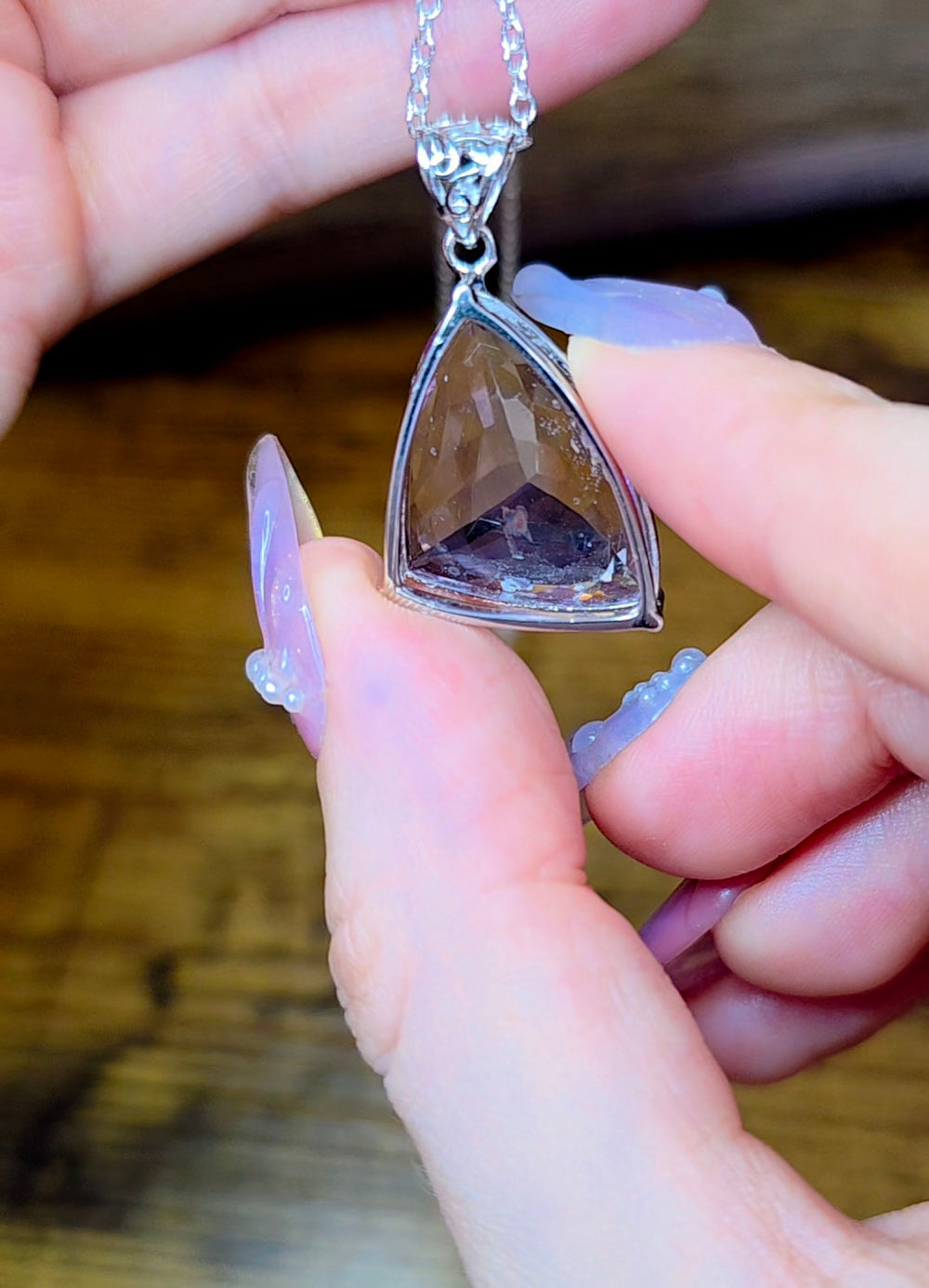 Faceted Ametrine Pendant