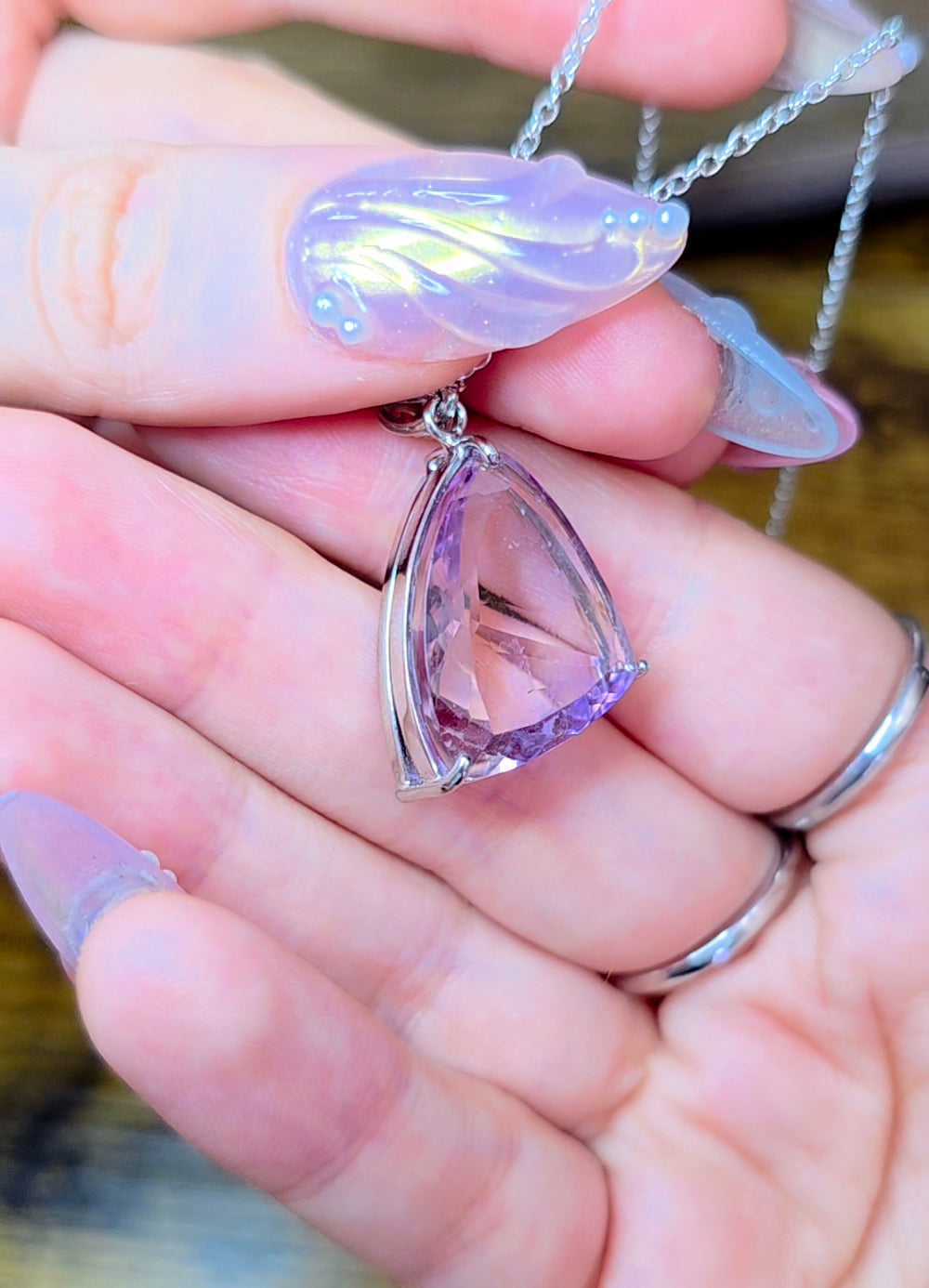 Faceted Ametrine Pendant