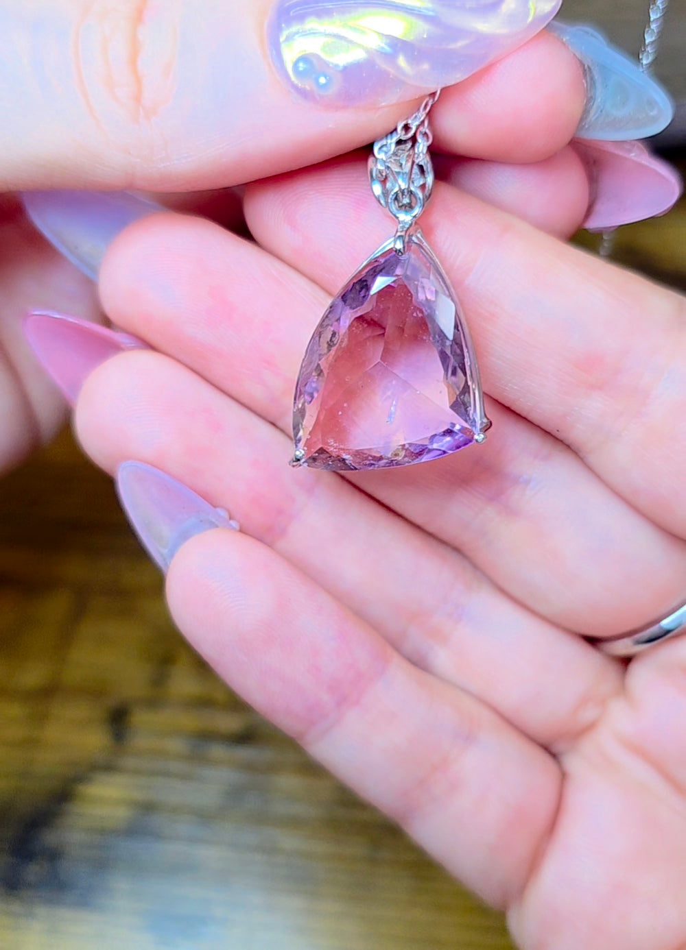 Faceted Ametrine Pendant