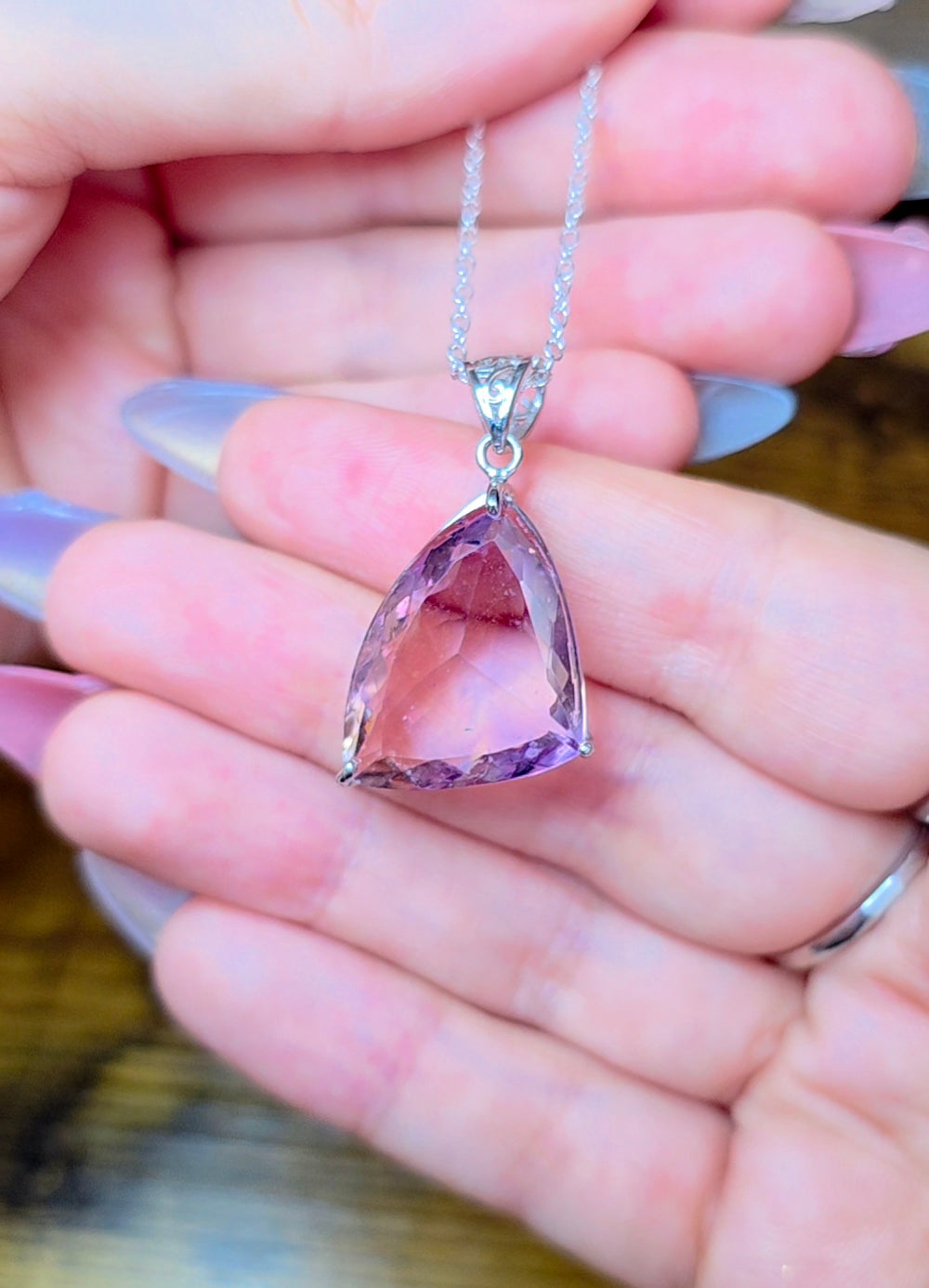 Faceted Ametrine Pendant