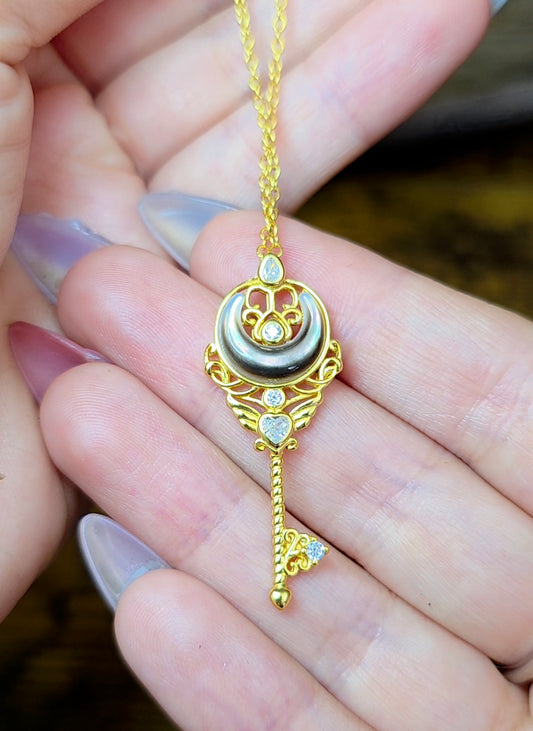 Black Shell Moon Guardian Pendant