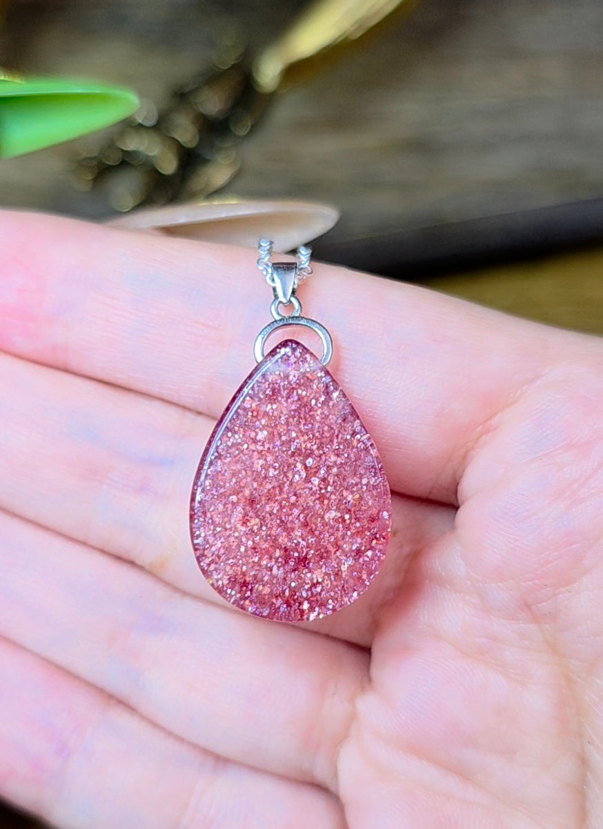 Strawberry Quartz Pendant