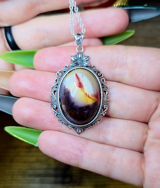 Five Color Mookaite Pendant