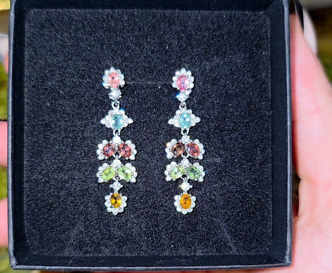 Multicolor Tourmaline Earrings