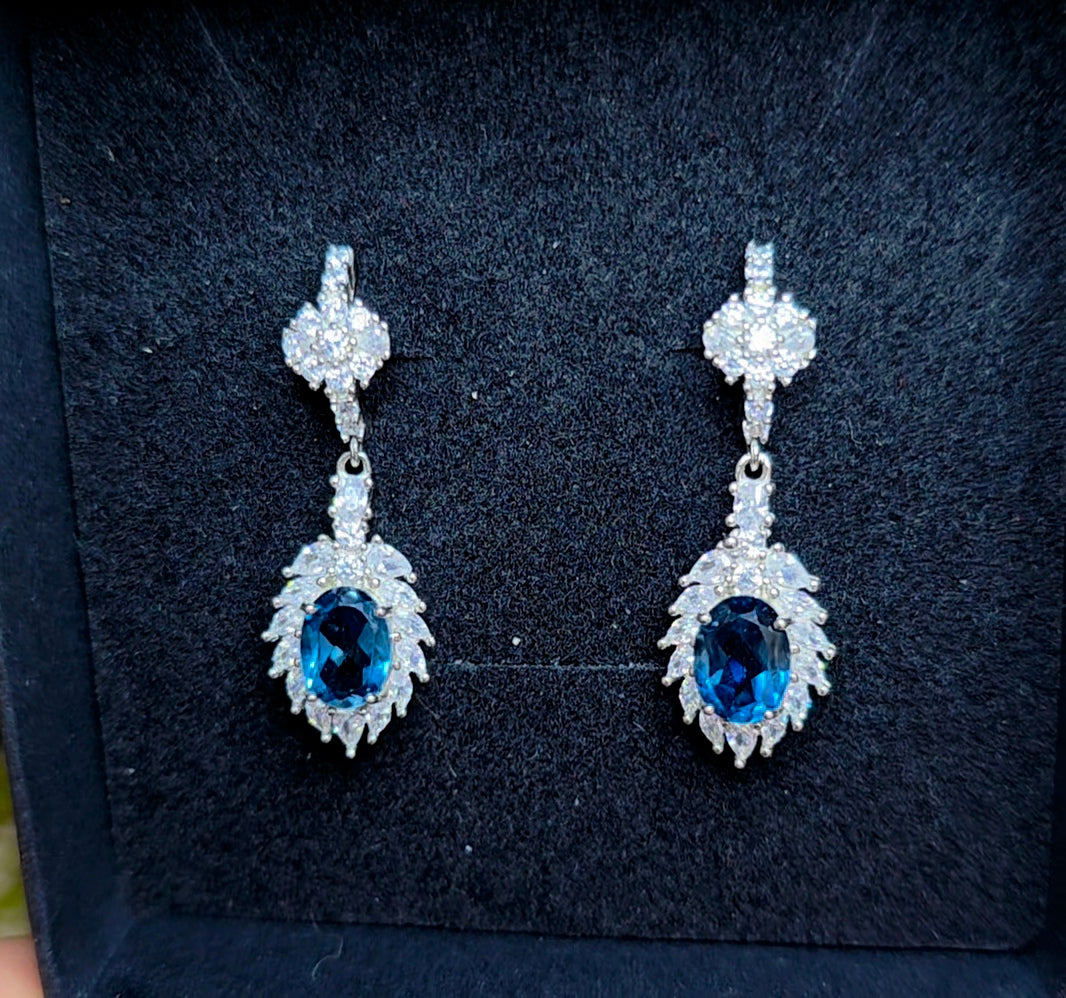 London Blue Topaz Earrings