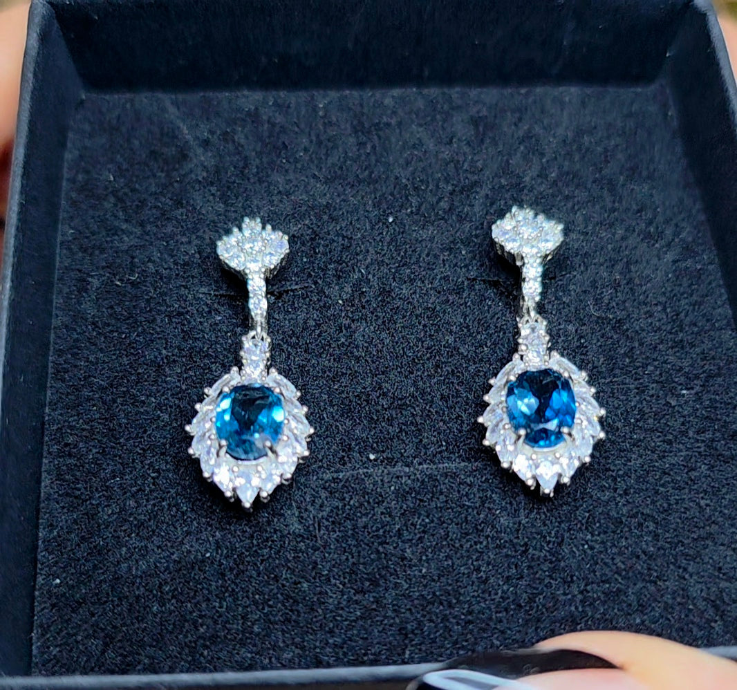 London Blue Topaz Earrings