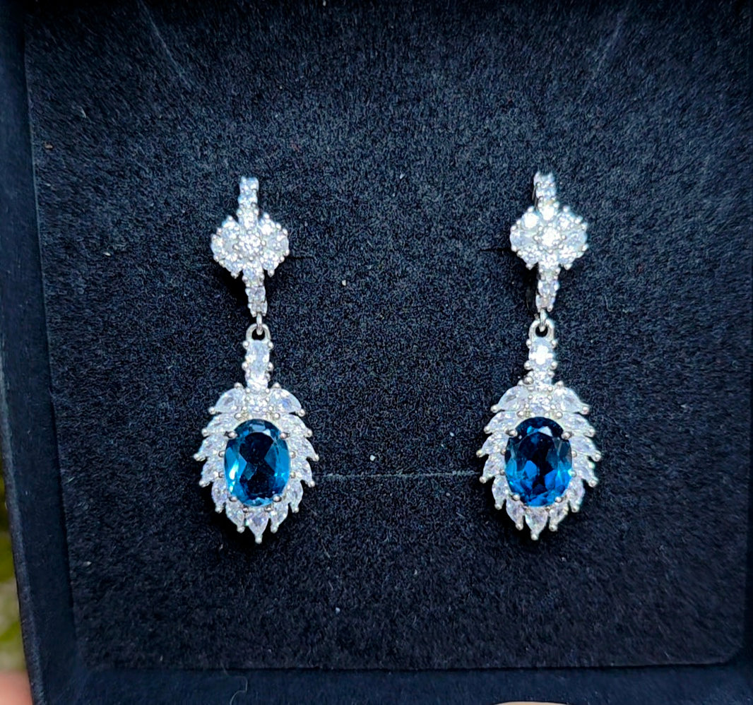 London Blue Topaz Earrings